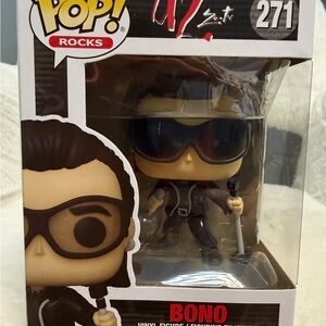 Funko Pop Rocks U2 Bono Figure with Black Suit